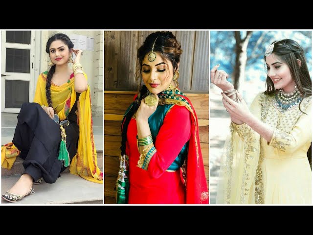 Poses For Girls In Suit Salwar Suit Kurti | Simple Poses For Girls #vi... |  TikTok