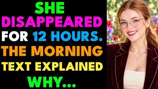 She Disappeared for 12 Hours. The Morning Text Explained Why.
