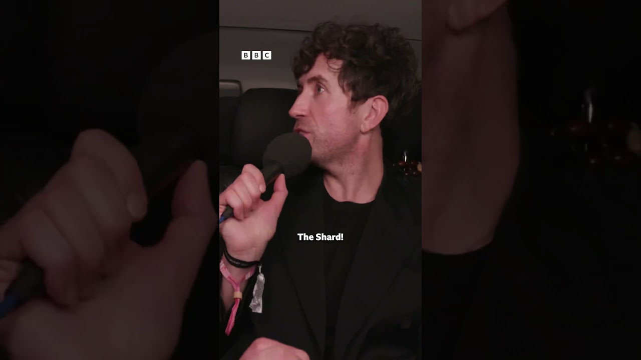 All the BRITs gossip with Nick and CMAT in the back of a cab! 