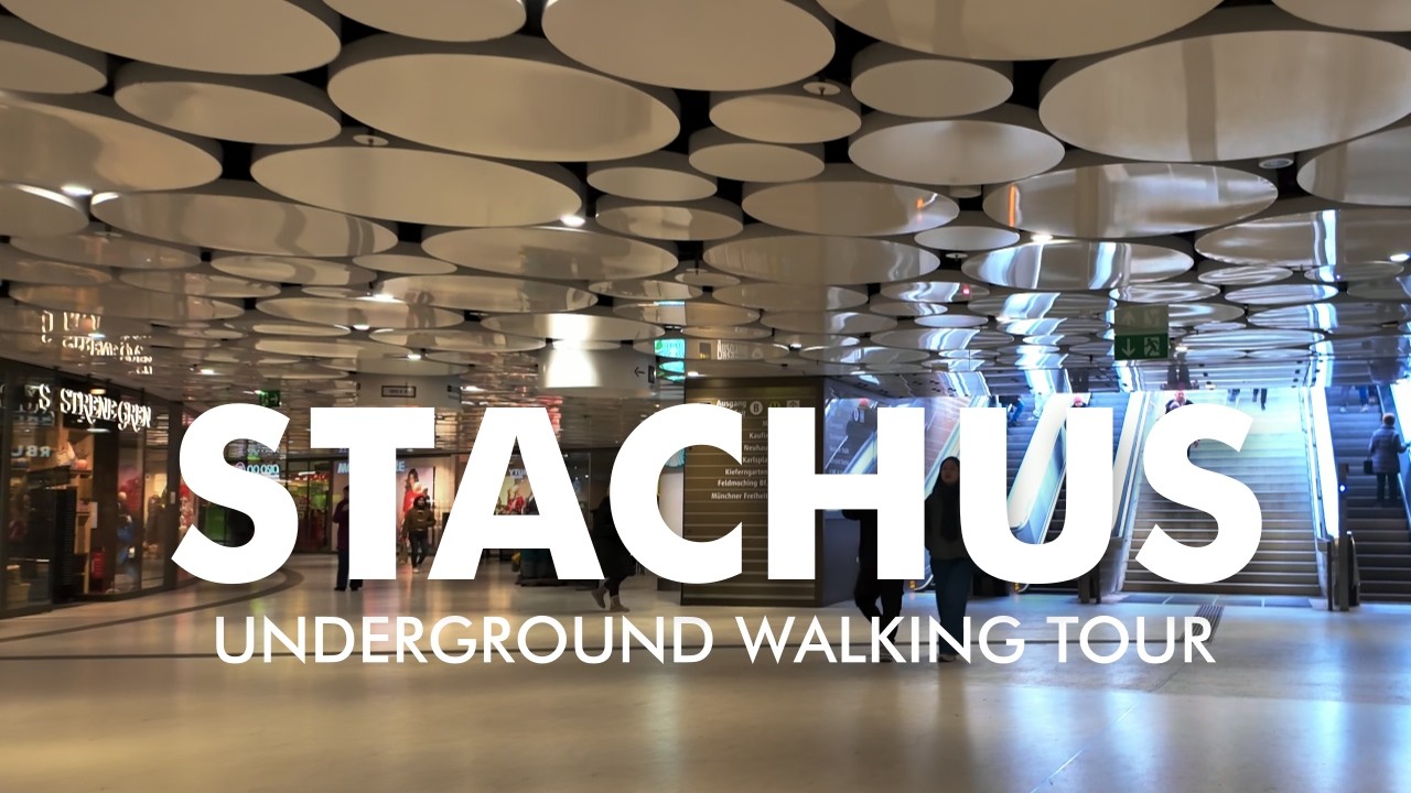 Walking through Stachus (Underground) again | 4K Munich Walking Tour