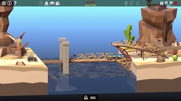 Poly Bridge 2 : Level 4-04 Solution