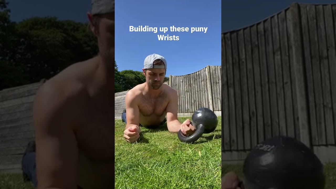 Kettlebell wrist/forearm exercise