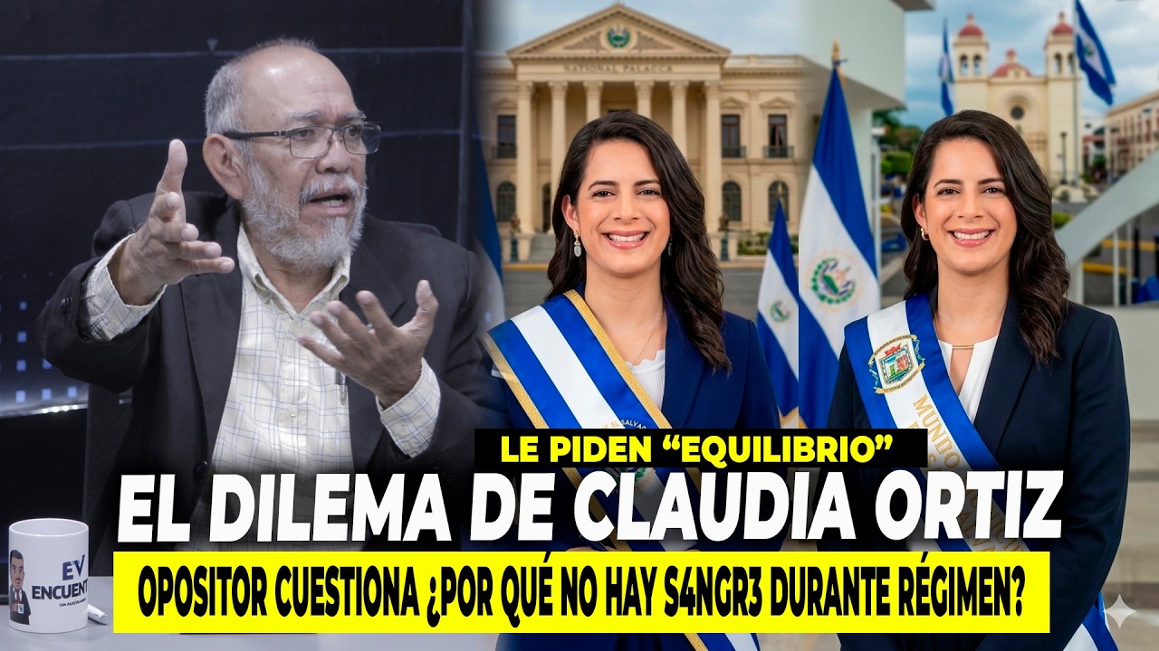 El DILEMA de CLAUDIA ORTIZ para el 2027 I Opositor CUESTIONA ¿Por qué NO hay S4NGR3 en el Régimen?