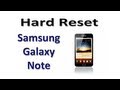 Hard Reset Samsung Galaxy Note