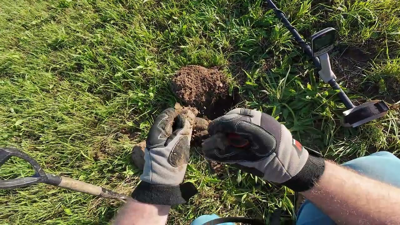 Minelab X-Terra Elite první den, první test a první nálezy