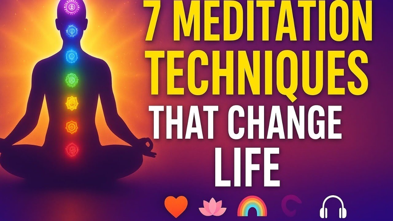 7 Powerful Meditation 🧘🏻‍♀️ Techniques For Stress Relief 🌿 - YouTube