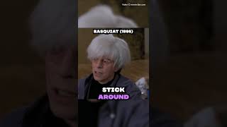 David Bowie portrays Andy Warhol in a hit movie 😱🎥🍿 #Shorts