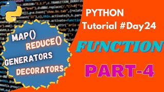 Python Tutorial Day24 |Python FUNCTION Part-4 |Python for Beginners |Code  With Subbu