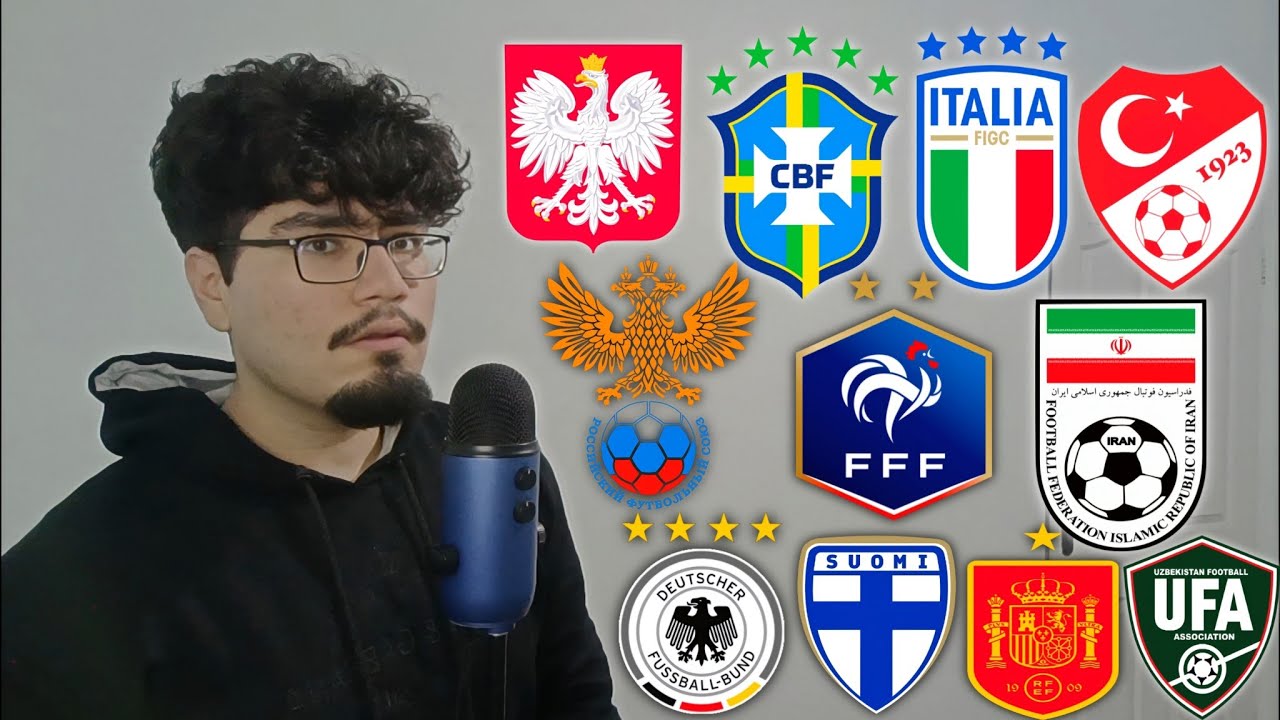 ASMR Legendary Football Players From Every Country⚽🌍