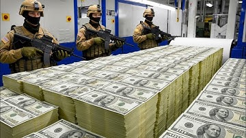 Inside the Dollar-Printing Factory: From Paper to $100 Billion Currency (Full Process)