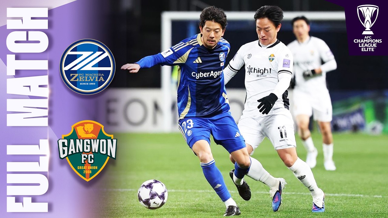 FC Machida Zelvia 🇯🇵 vs Gangwon FC 🇰🇷 | Full Match | AFC