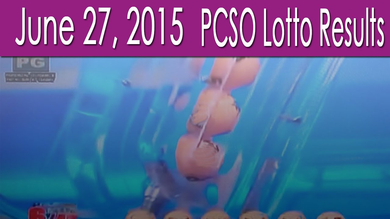 PCSO Lotto Results June 27, 2015 (6/55, 6/42, 6D, Swertres & EZ2)