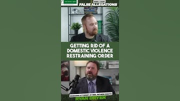 Getting rid of a Domestic Violence Restraining Order | The Fathers Rights Attorneys