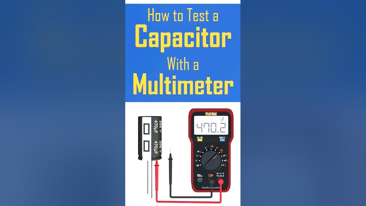 How to test a capacitor with multimeter youtube