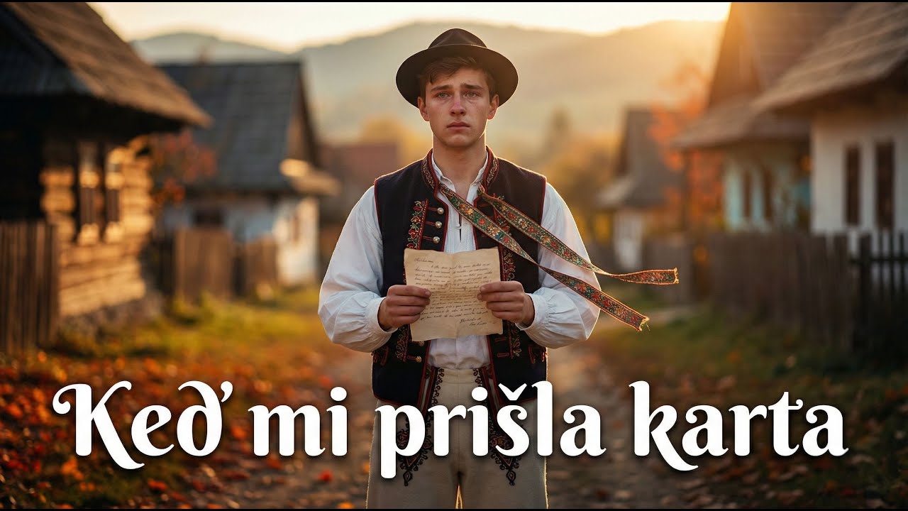 Keď mi prišla karta narukovať 🪖 Slovenské ľudovky 🎻 SpievAI Srdcom