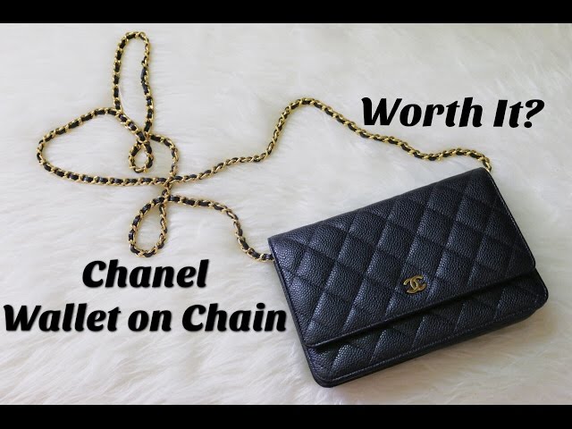 chanel handbags wallet on a chain