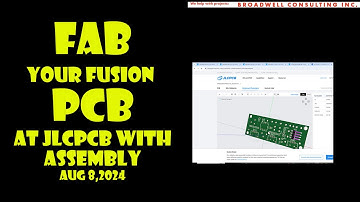 Fab your Autodesk Fusion 360 PCB at JLCPCB with Gerbers, BOM, PNP part assembly