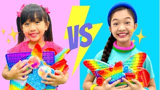 LAST to STOP Playing with their FIDGETS Wins a MYSTERY PRIZE! | KAYCEE \& RACHEL in WONDERLAND FAMILY