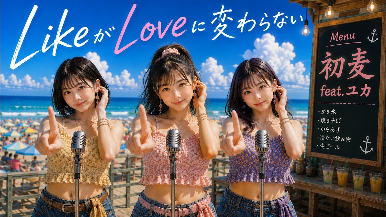 YouTubeでLikeがLoveに変わらない / 初麦バイト feat. ユカ(Official MV)【オリジナル曲】を視聴 YouTubeでLikeがLoveに変わらない / 初麦バイト feat. ユカ(Official MV)【オリジナル曲】を視聴