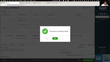 RightTool: Void Memo Automation in QuickBooks Online