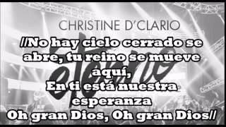 Que se abra el cielo Christine D'Clario Feat  Marcos Brunet | Letra (Eterno Live) chords