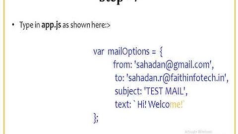Sending Mail using Node.js, NodeMailer, Angular - PART 1