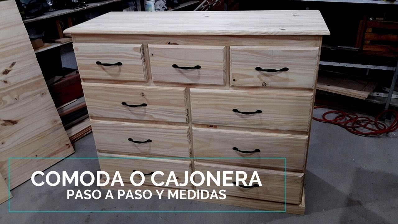 Como hacer una Cajonera de madera !!! paso a paso🔨🔨 - YouTube