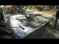 Pouring a concrete slab for a new garage
