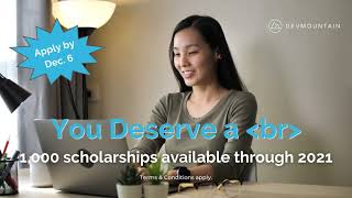 Last Chance. Save $500 on tuition through 2021. Develop your dream career. by Devmountain 2 views 2 years ago 4 seconds