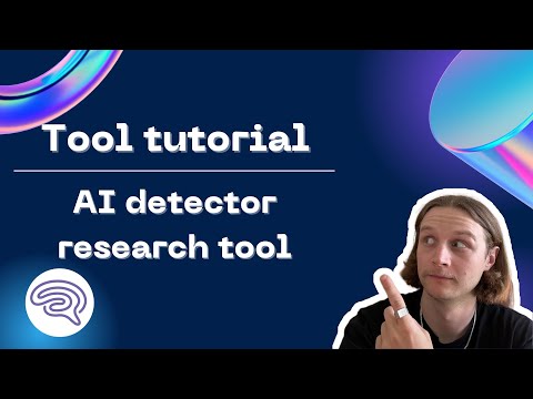 AI detector research tool | Tool tutorial