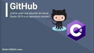 Cómo subir una solución de visual Studio 2019 a Github