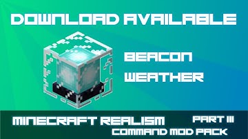 Make Minecraft More Realistic part3 - Command Block Mod-pack 1.11+ With Download