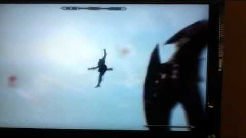 Skyrim: anti-gravity glitchl
