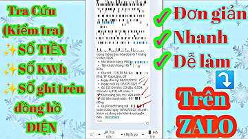 Cách tra cứu HÓA ĐƠN tiền ĐIỆN nhanh nhất trên ZALO | Gà Công Nghệ 4.0