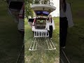 Transforming Your SUV: Easy Fold-Out Camping Bed Setup#shorts