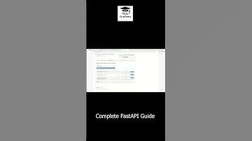 دوره جامع فریم ورک FastAPI همراه با پروژه