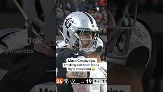 maxx crosby smelling salt then
