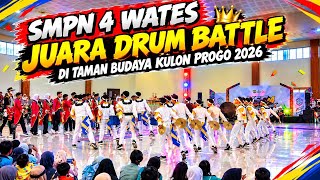 SMPN 4 WATES JUARA DRUM BATTLE 2026 DI TBK