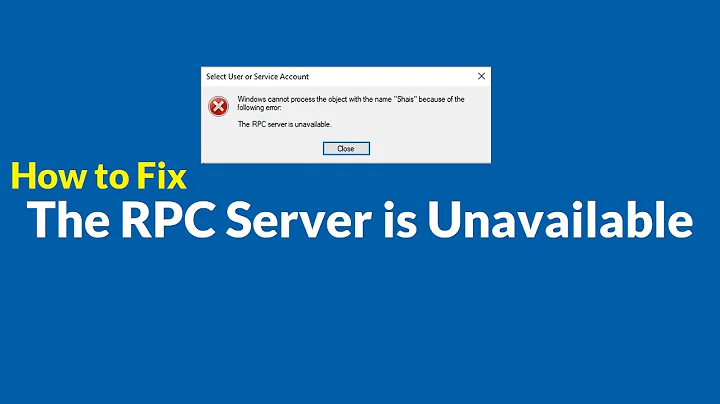 How to Fix The RPC server is unavailable error?  Troubleshooting SQL & SCCM in Windows Server 2019