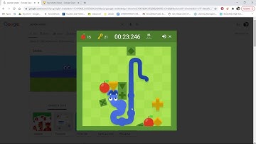 Google Snake Speedrun WR (00:34.294) 25 5 key slow small