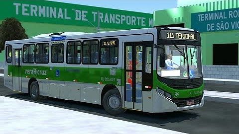 🔵 MAPA BARREIROS FASE 3 LINHA 111 (CAIO APACHE VIP IV MB OF-1721L BLUETEC 5) PROTON BUS SIMULATOR 🔵