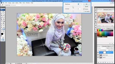 Photoshop - How to adjust Brightness and Contrast Tutorial