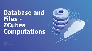 Data from database or files in ZCubes Computations