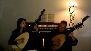 Henry Purcell www.luteduo.com  Hornpipe "Hole in the Wall" (Abdelazer) and Rondeau (The Fairy Queen) chords