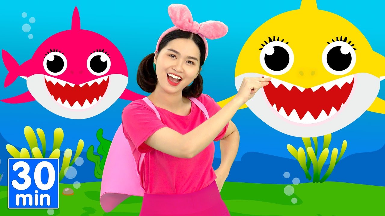 Baby Shark song 2019  Plus de chansons pour enfants en anglais Compilation HahaSong