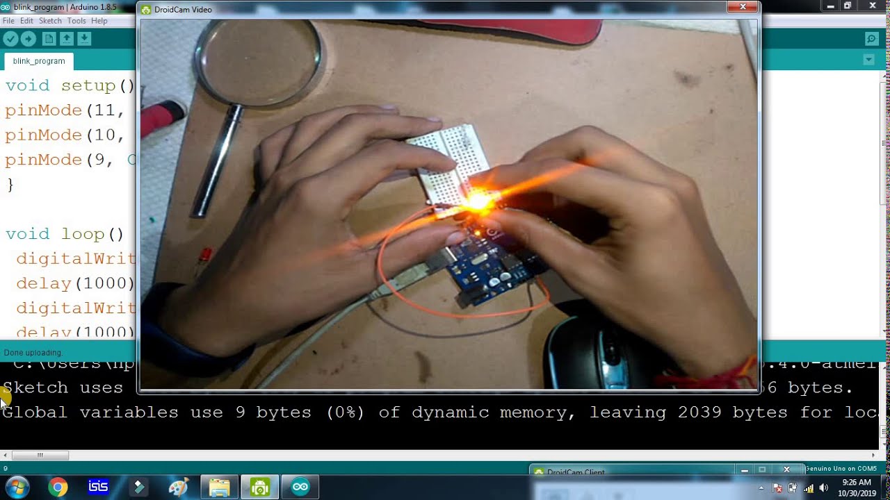 #10 How to Interface Arduino With Multi Led In Hardware Part | AKTU 2021 |