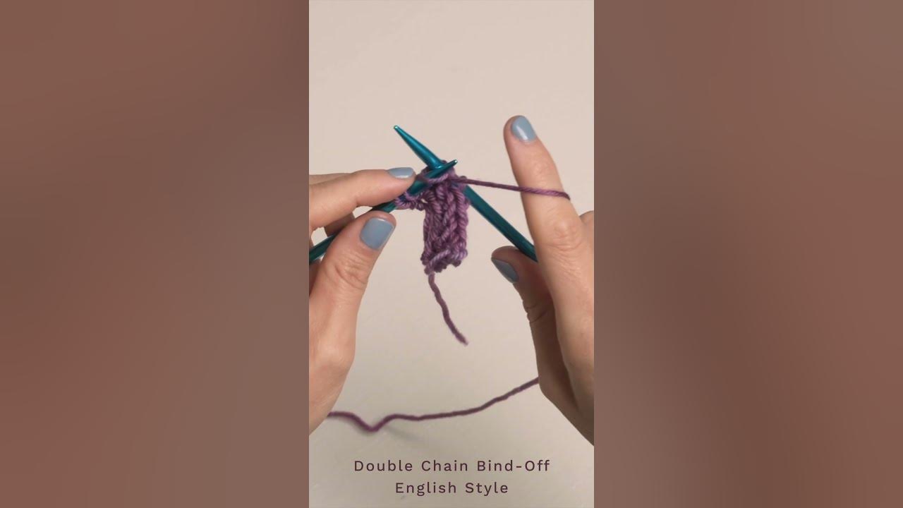 Learn an Essential and Easy Knitting Technique The Double Chain Bind