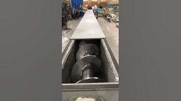 Link-Belt® Screw Conveyor being tested in our shop