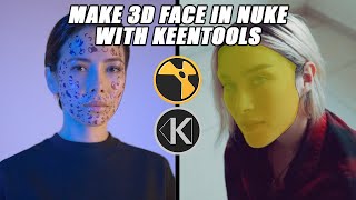 How To Make 3D Face Model in Nuke with Keentools #nuke #compositing #keentools #3d