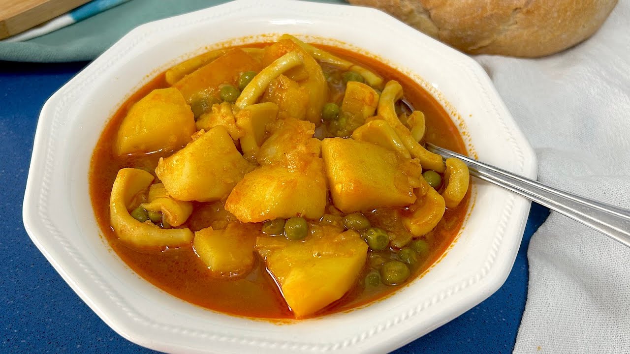 PATATAS CON SEPIA | Cocina A Buenas Horas